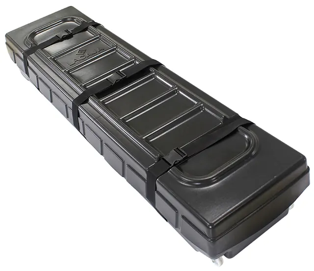 Wheeled hard transport case for display hardware